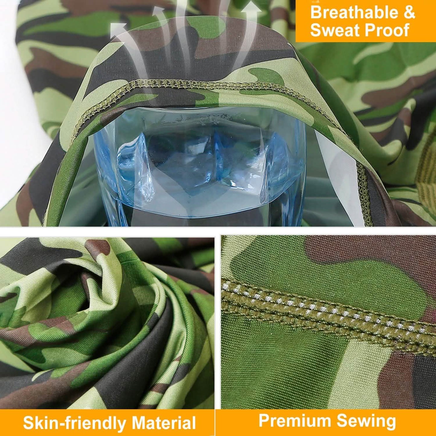 6-Pieces: Summer Neck Gaiter UV Sunscreen Protection Face Mask Scarf DailySale