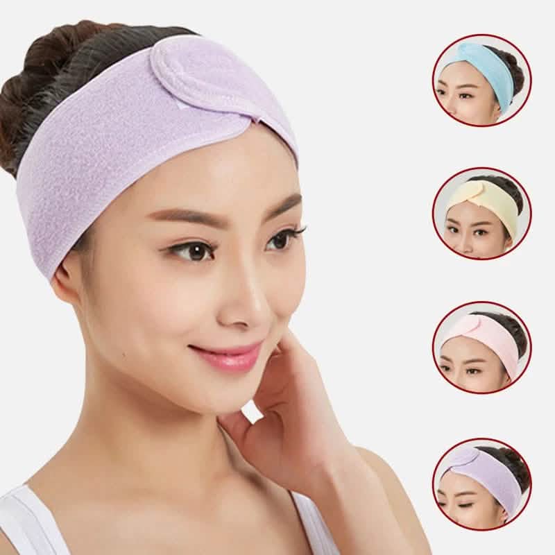 6-Pieces: Women's Face Wash Bath Makeup Hairband DailySale