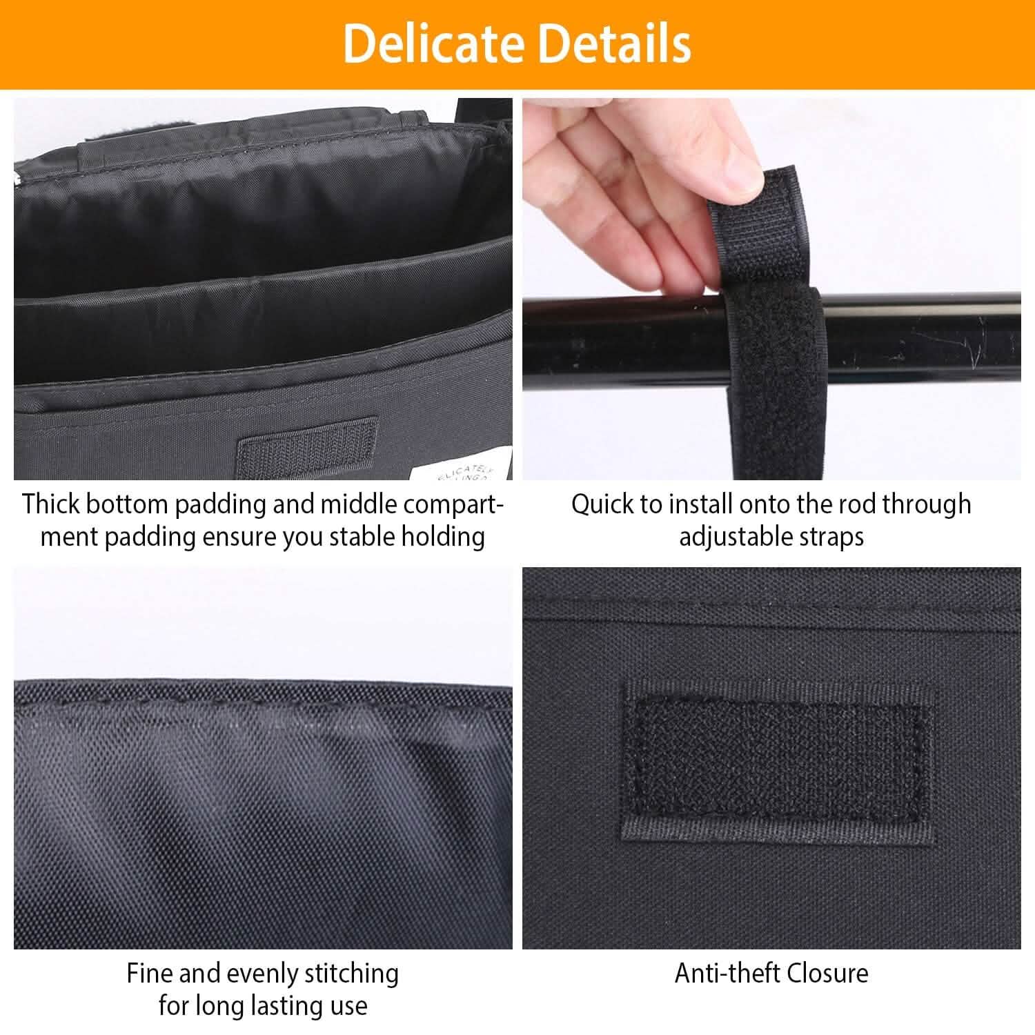 6-Pockets Baby Trolley Bag with Cup Holder DailySale