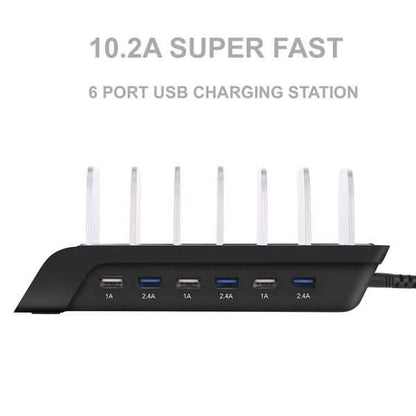 6 Port USB Charging Station DailySale