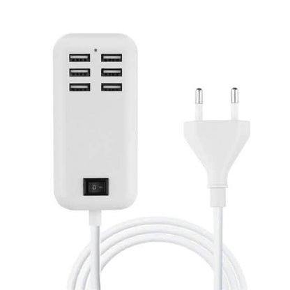 6-Ports USB-Powered Devices Wall Charger Power Adapter DailySale