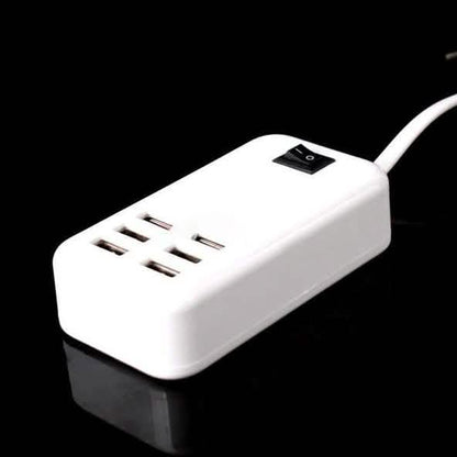 6-Ports USB-Powered Devices Wall Charger Power Adapter DailySale