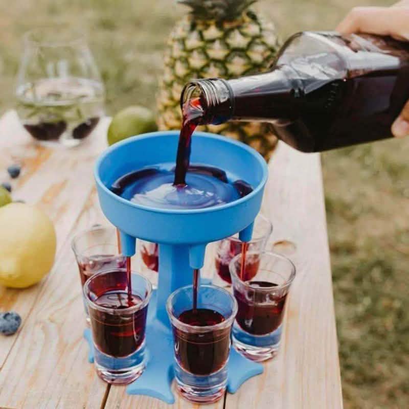 6 Shot Glass Dispenser and Holder DailySale