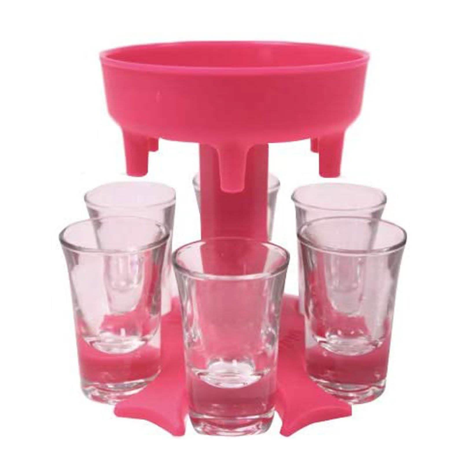 6 Shot Glass Dispenser and Holder DailySale