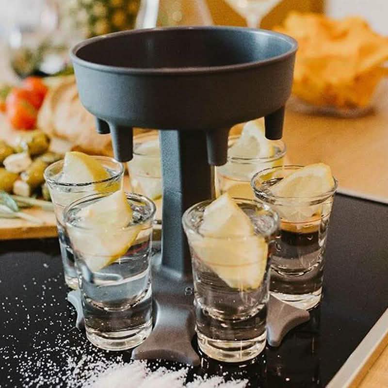 6 Shot Glass Dispenser and Holder DailySale