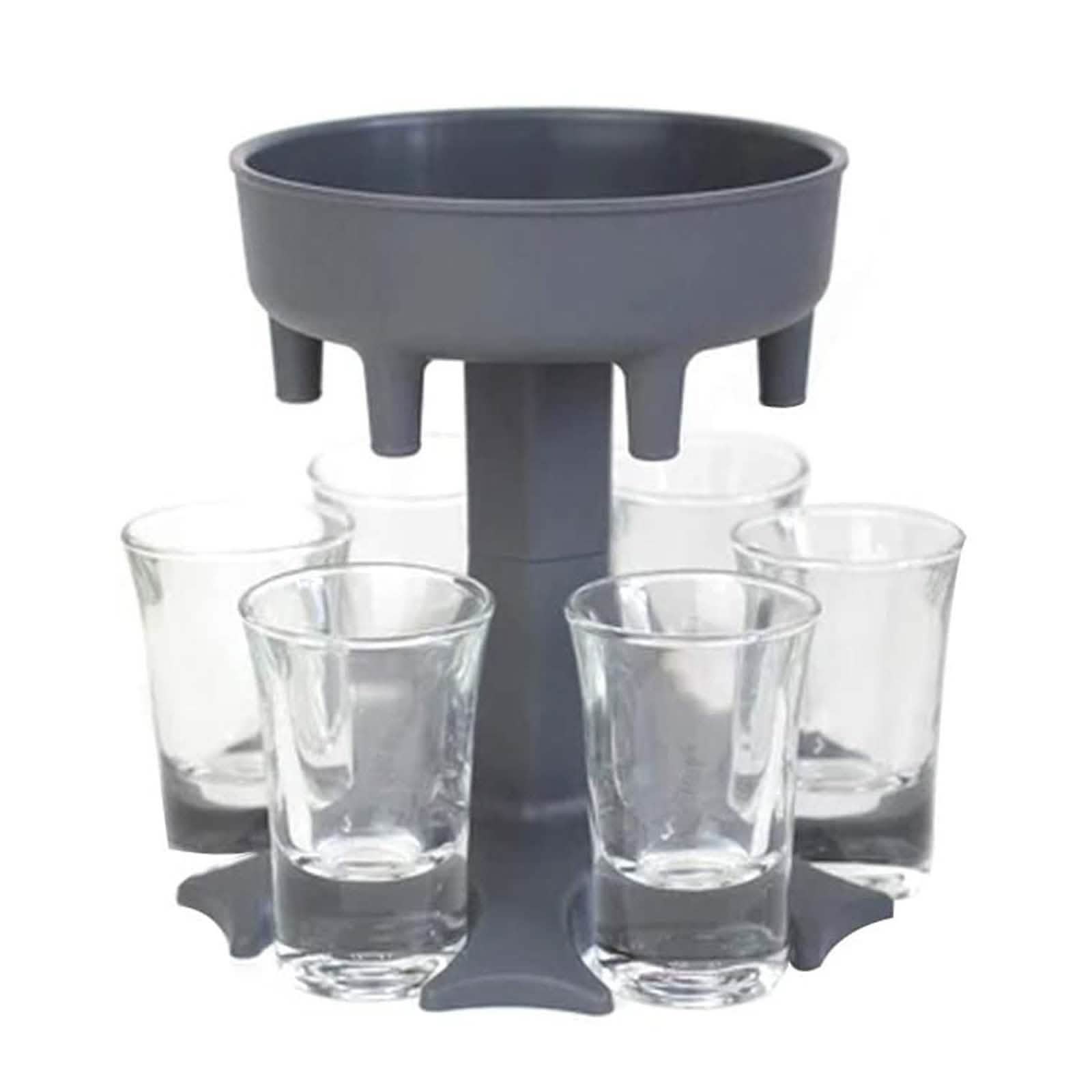 6 Shot Glass Dispenser and Holder DailySale