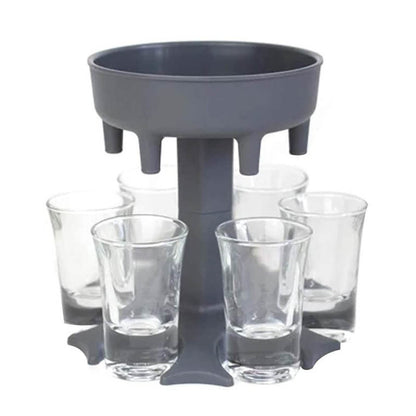 6 Shot Glass Dispenser and Holder DailySale