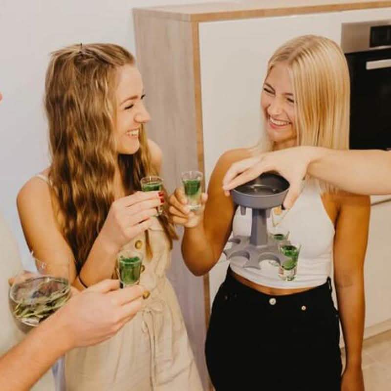 6 Shot Glass Dispenser and Holder DailySale