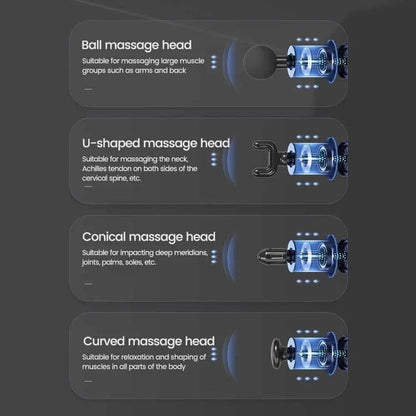 6-Speed Massage Gun Percussion Massager Deep Tissue Muscle Vibrating Relax DailySale