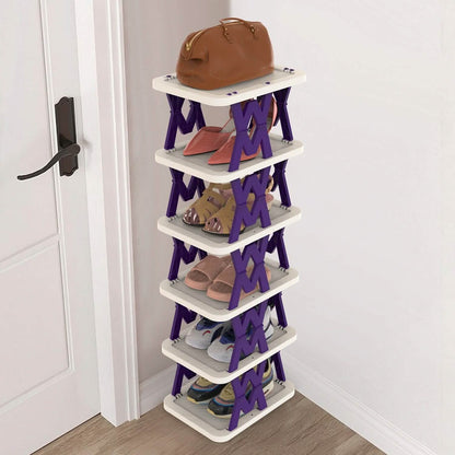 6-Tier Foldable Vertical Shoe Rack DailySale