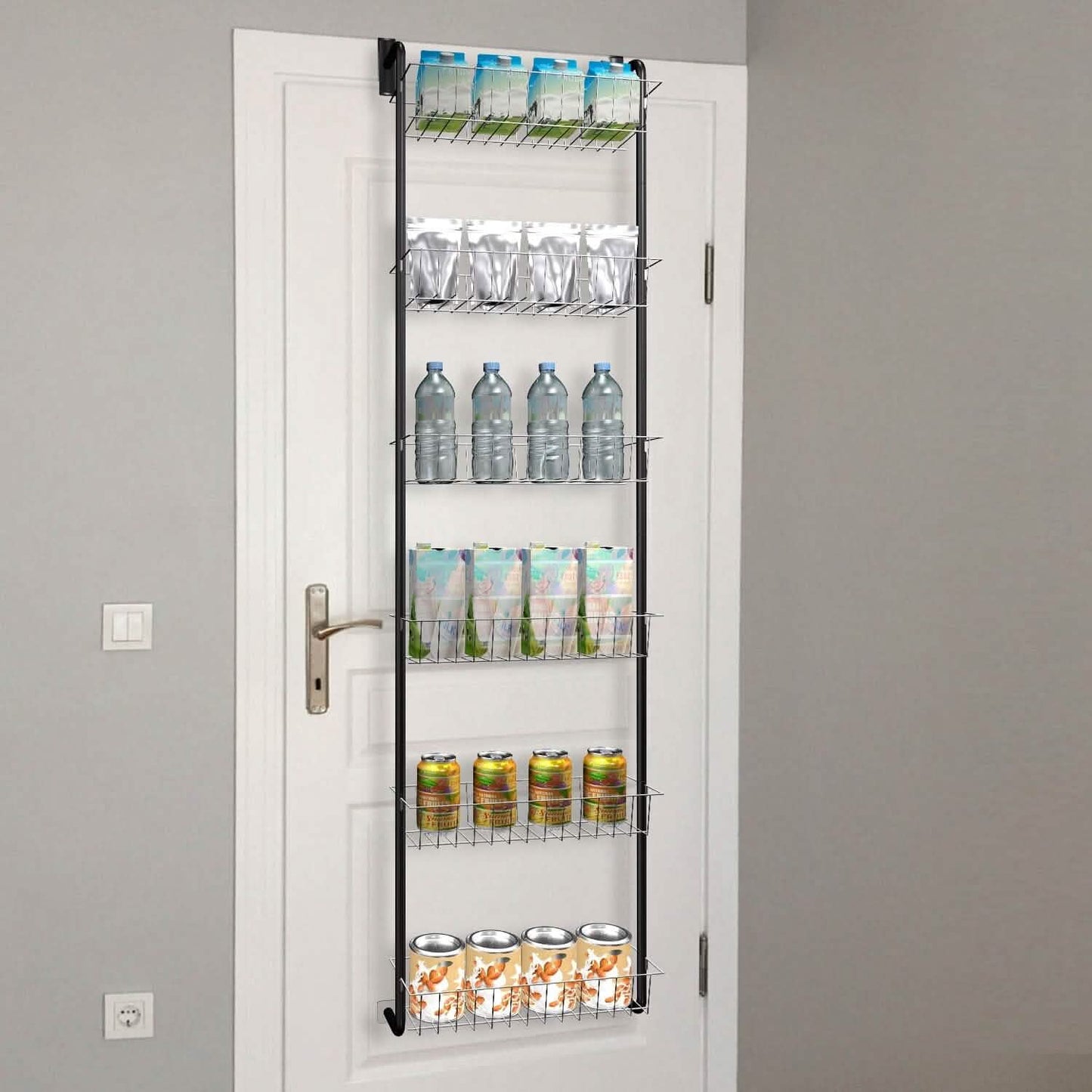 6-Tier Over Door Pantry Organizer DailySale