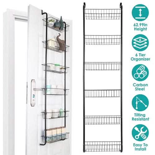 6-Tier Over Door Pantry Organizer DailySale