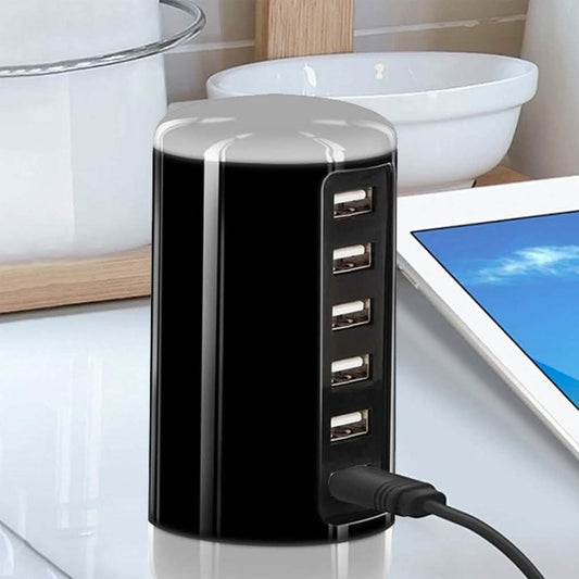 6 USB Port 30W Smart Charging Tower - Assorted Colors DailySale