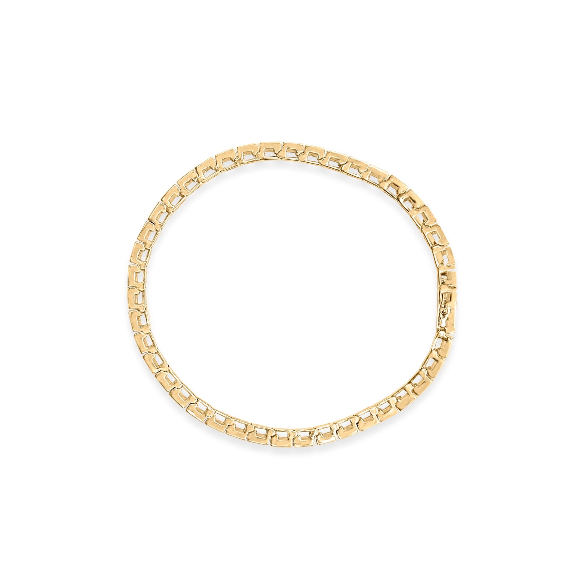 10K Yellow Gold 4.00 Cttw Channel Set Round Diamond Tennis 7" Bracelet (J-K Color, I1-I2 Clarity) Bids.com