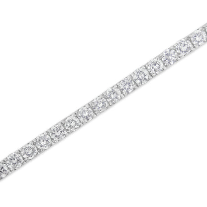 IGI Certified 4.0 Cttw Diamond 14K White Gold Classic 7â€ Tennis Bracelet (H-I Color, I1-I2 Clarity) Bids.com