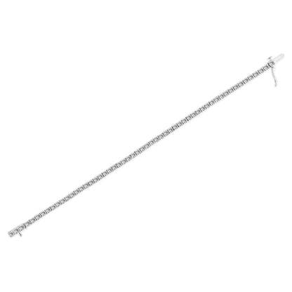 14K White Gold 2.00 Cttw Prong Set Lab Grown Round Diamond Classic Tennis Bracelet (F-G Color, VS2-SI1 Clarity) - 7.25" Bids.com
