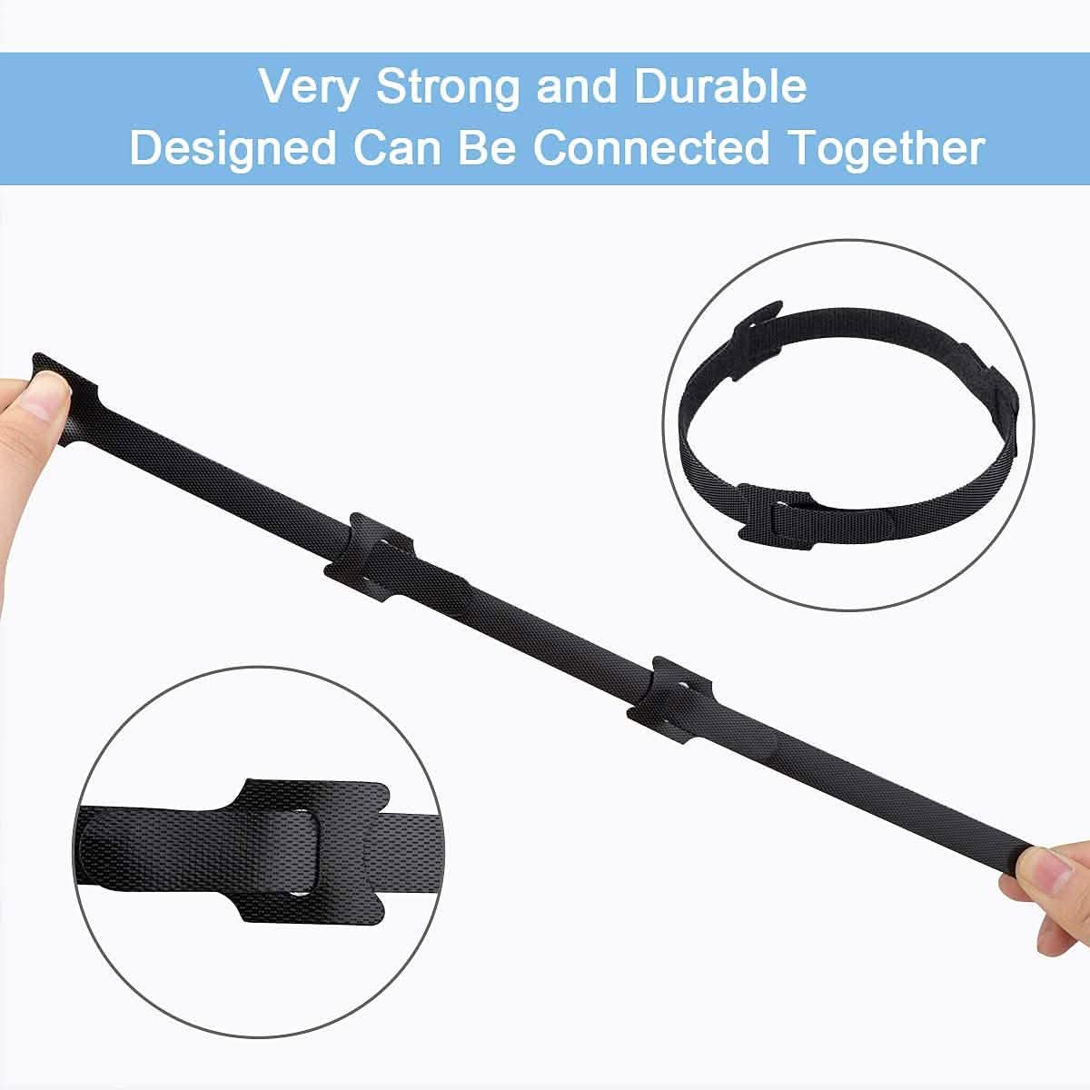60-Pack: 6 Inches Reusable Cable Ties DailySale