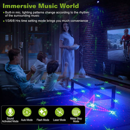 60 Pattern Laser Stage Light Sound DailySale