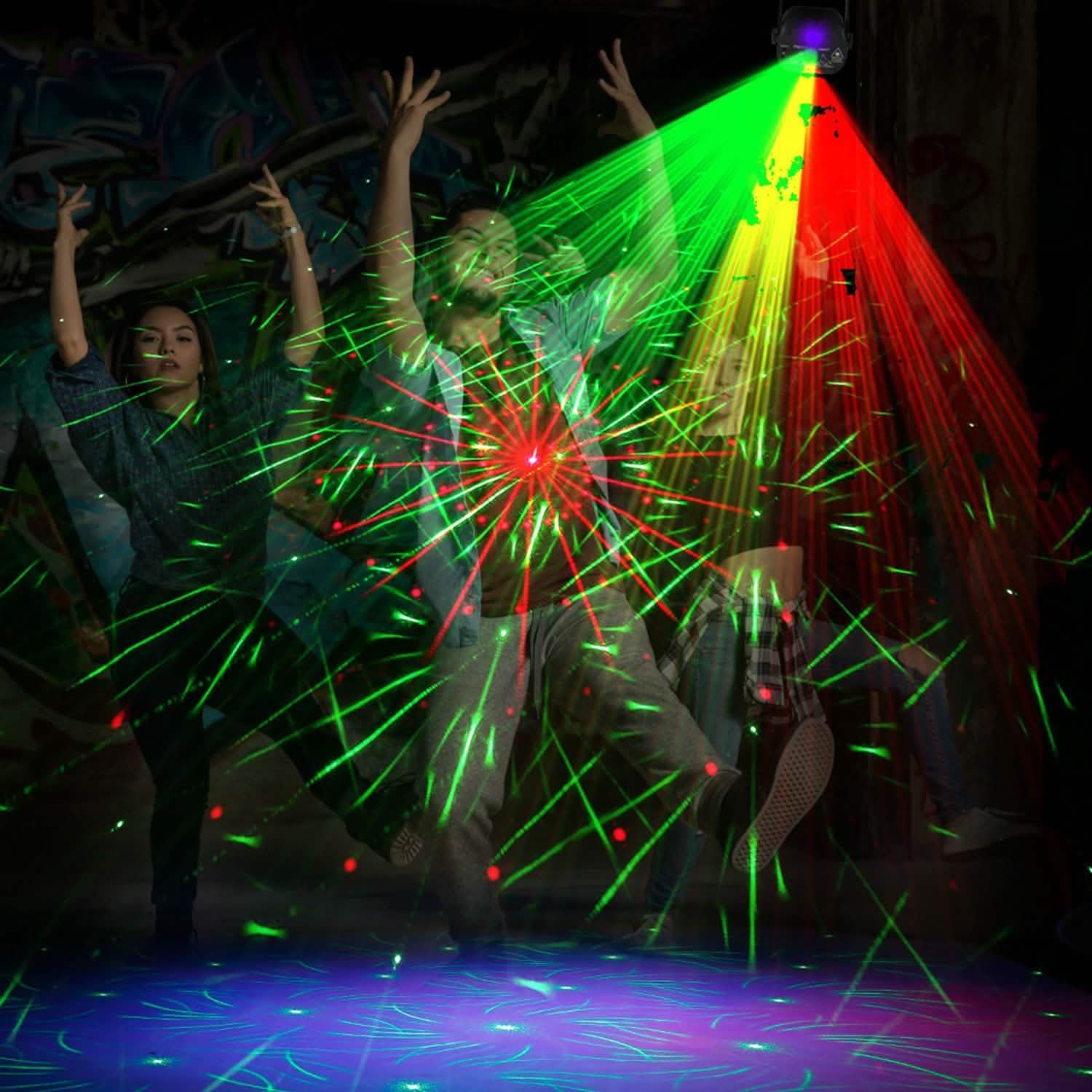 60 Pattern Laser Stage Light Sound DailySale