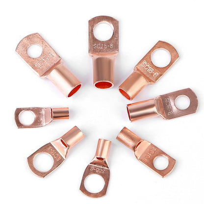 60-Piece: Battery Bare Copper Ring Lug Terminals DailySale