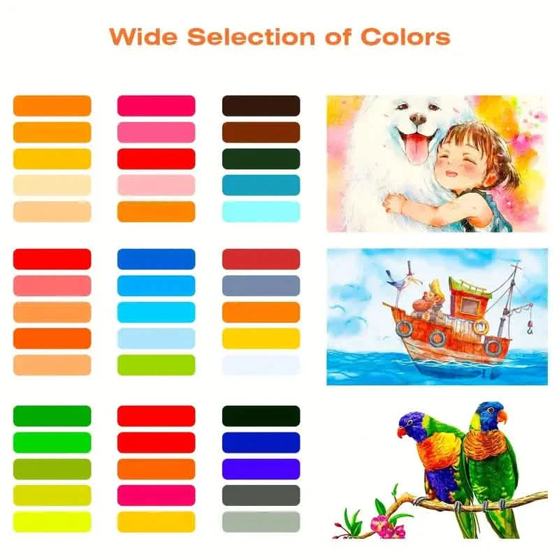 60-Piece Set: Dual Tip Brush Marker Set with Brush & Fineliner Pens DailySale