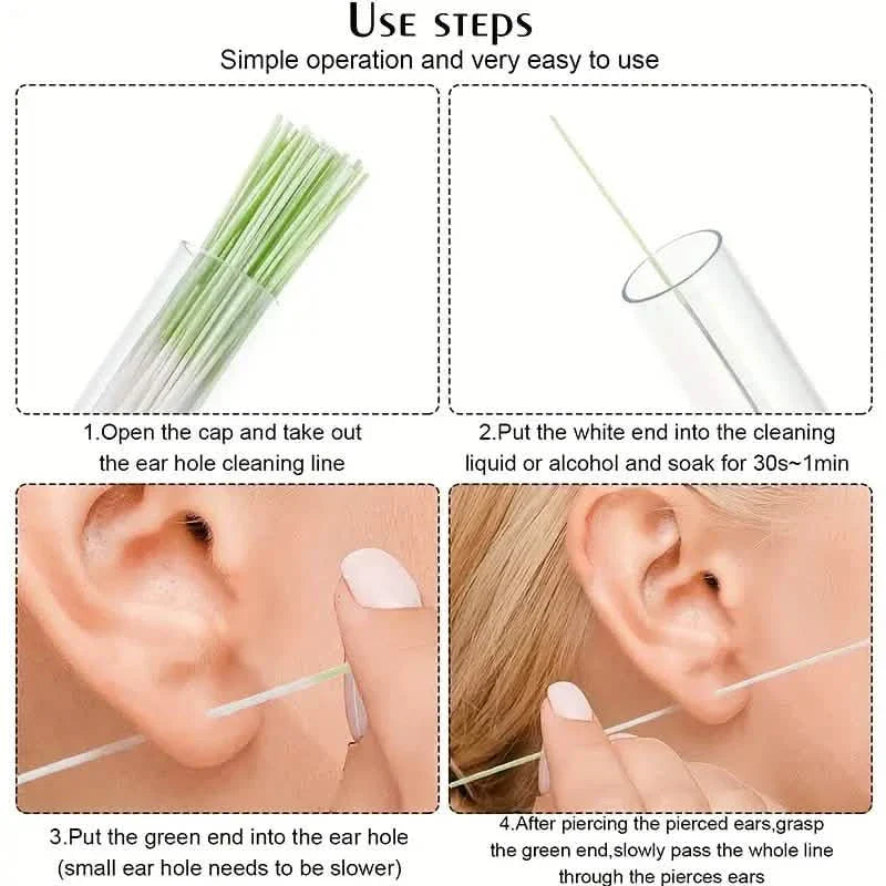 60-Pieces: Ear Hole Cleaning Lines DailySale