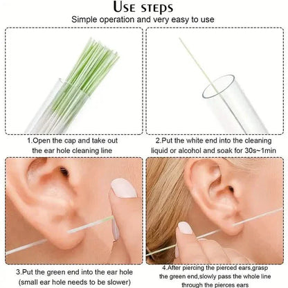 60-Pieces: Ear Hole Cleaning Lines DailySale