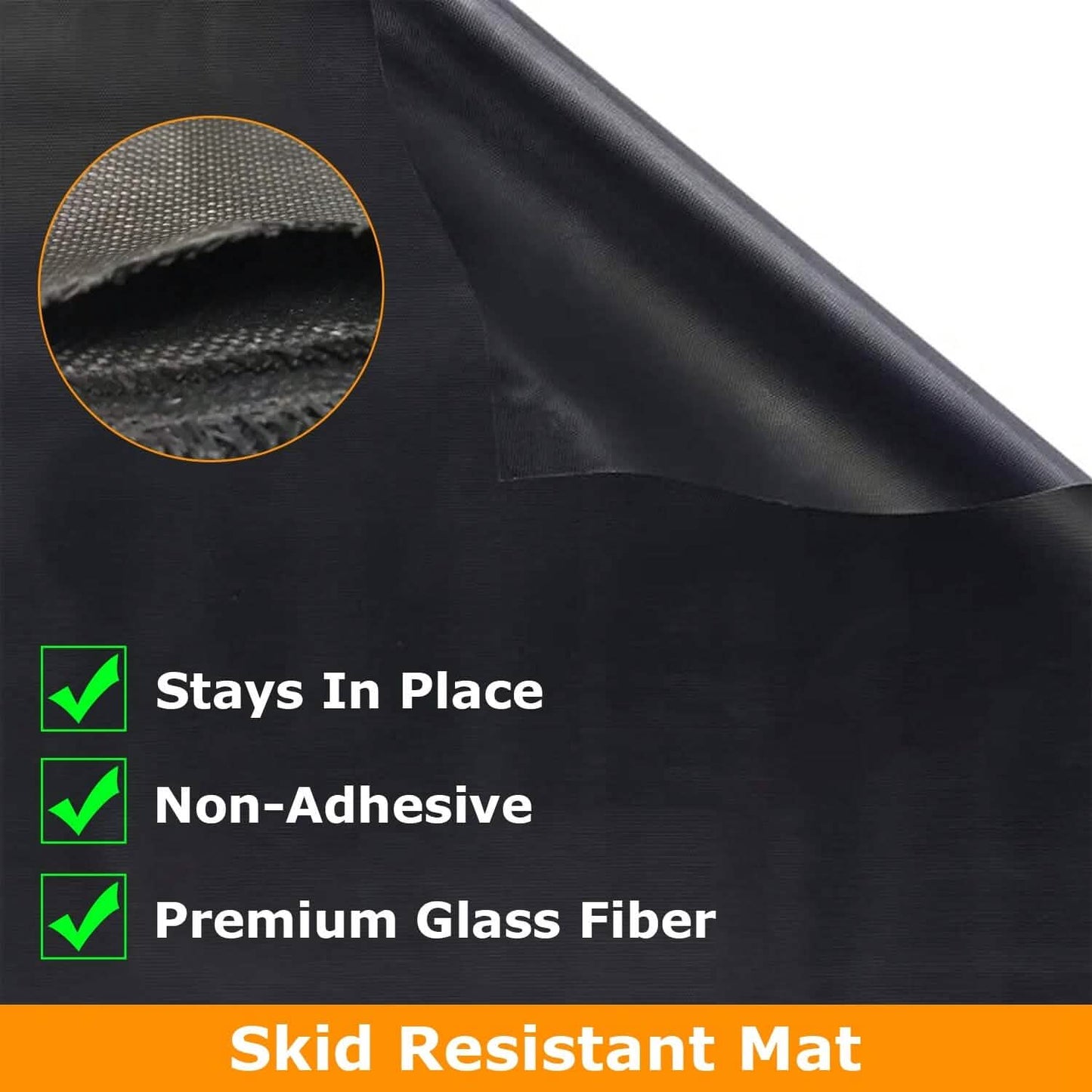60 x 39" Under Grill Mat Folding Oil Absorbent Reusable Water Resistant DailySale