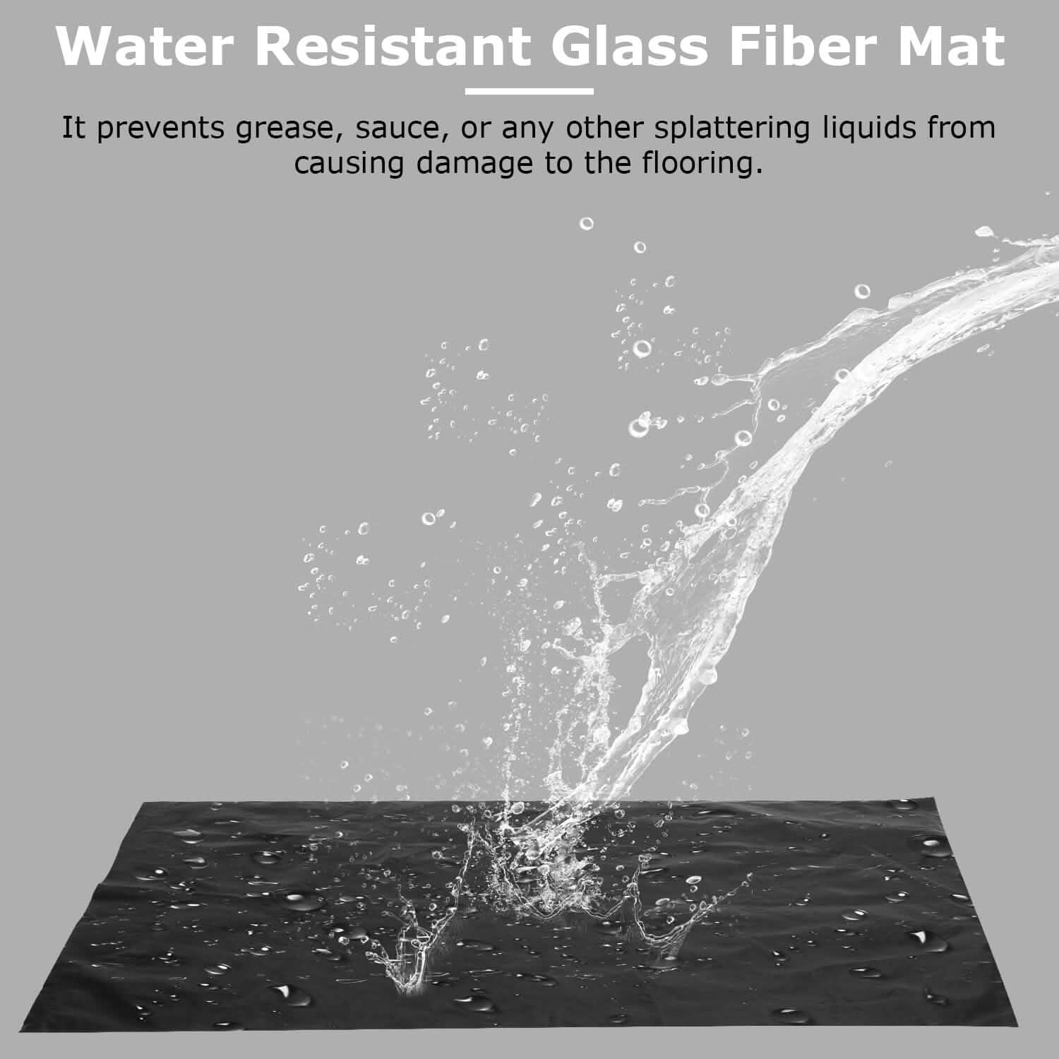 60 x 39" Under Grill Mat Folding Oil Absorbent Reusable Water Resistant DailySale