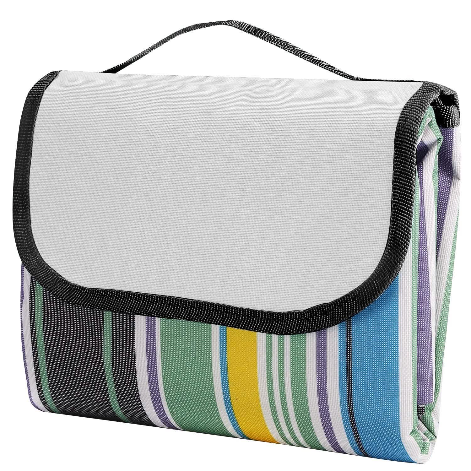 60" x 78" Foldable Waterproof Picnic Blanket with Strap DailySale