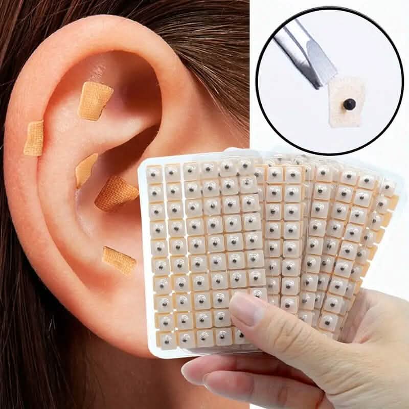 600-Pieces: Auricular Patch, Massage Press Seeds Patch for Relaxation DailySale