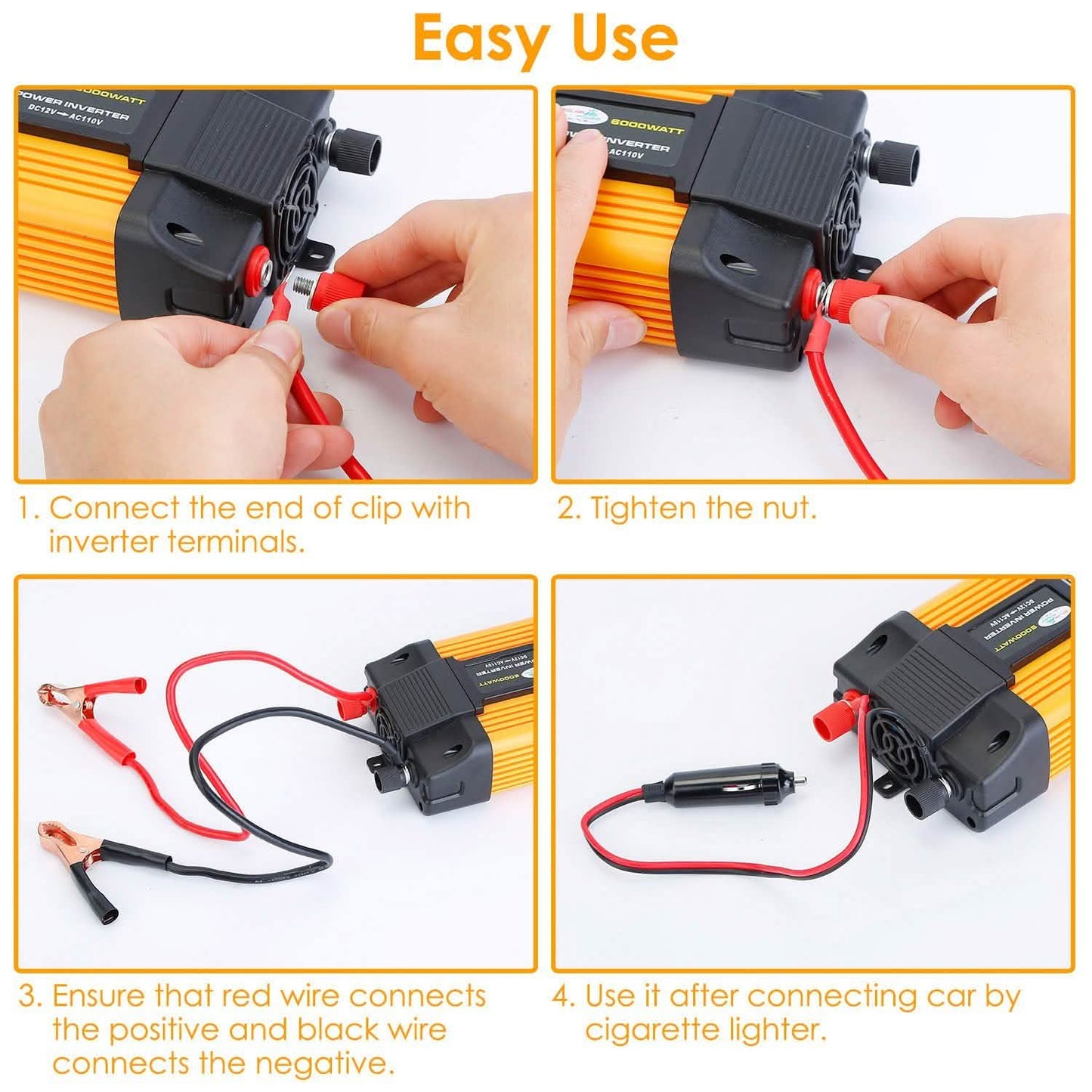 4000W Peak Power Inverter DC 1 DailySale
