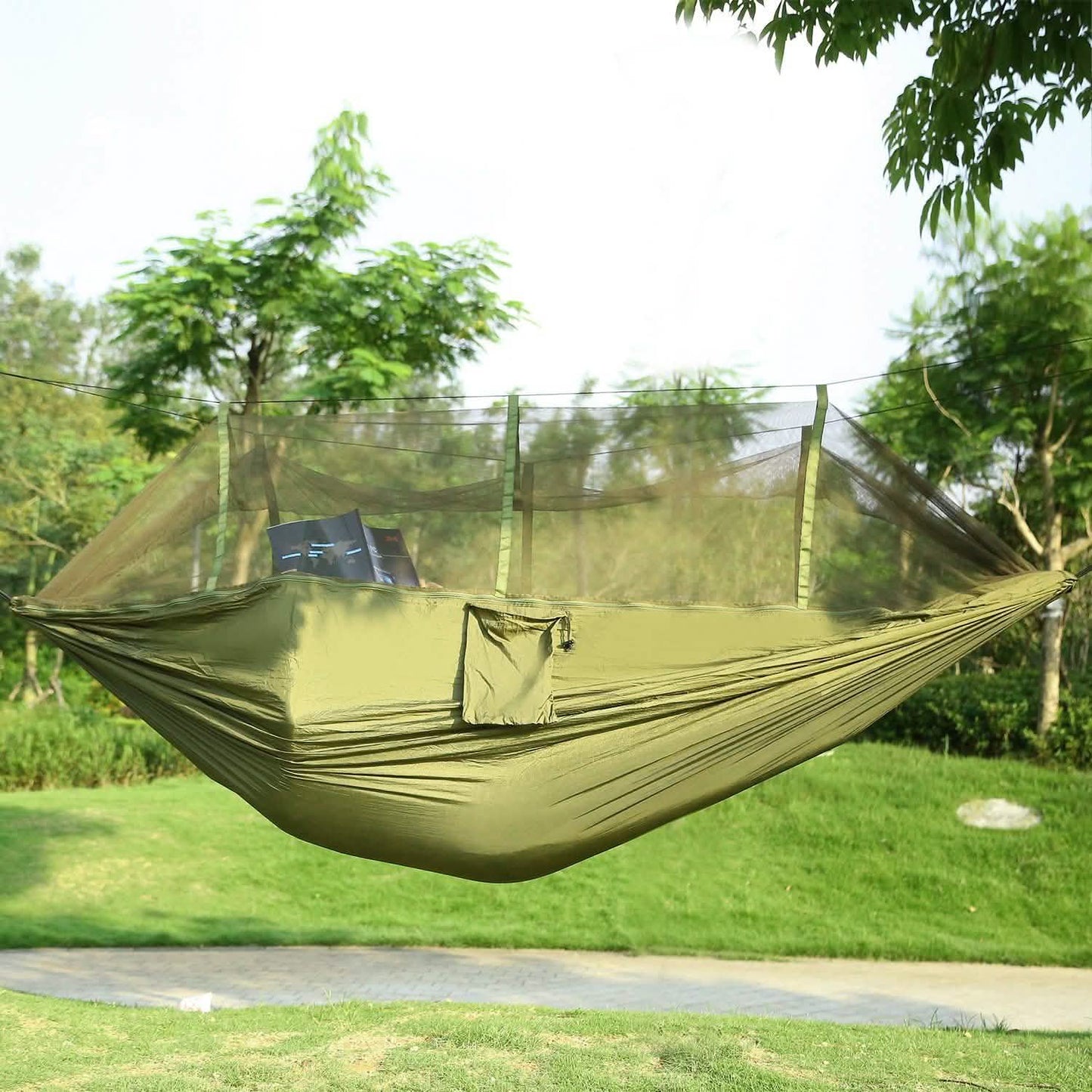 600lbs Load 2 Persons Hammock with Mosquito Net DailySale