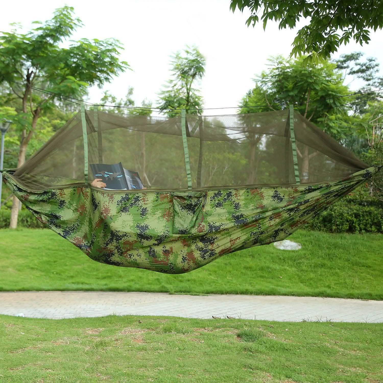 600lbs Load 2 Persons Hammock with Mosquito Net DailySale