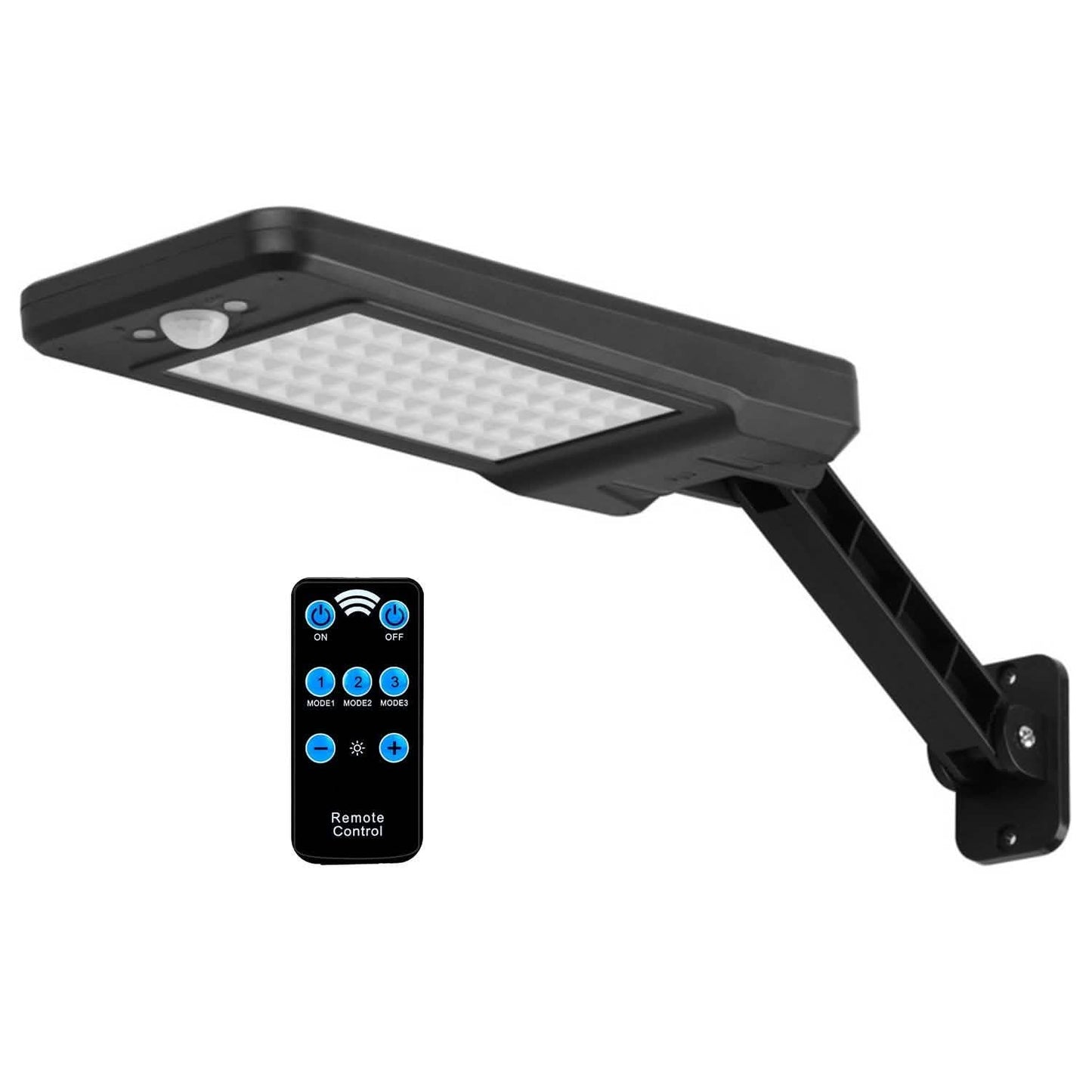 60LEDs Solar PIR Motion Sensor Remote Control Wireless Lamp DailySale