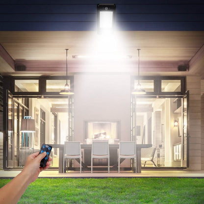 60LEDs Solar PIR Motion Sensor Remote Control Wireless Lamp DailySale