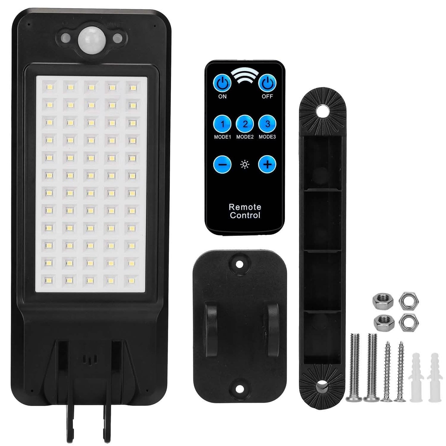 60LEDs Solar PIR Motion Sensor Remote Control Wireless Lamp DailySale