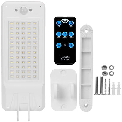 60LEDs Solar PIR Motion Sensor Remote Control Wireless Lamp DailySale