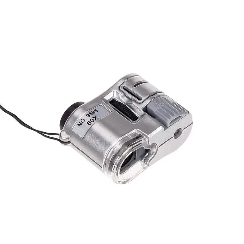 60X Handheld Magnifying Glass Mini Pocket Microscope DailySale