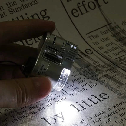 60X Handheld Magnifying Glass Mini Pocket Microscope DailySale