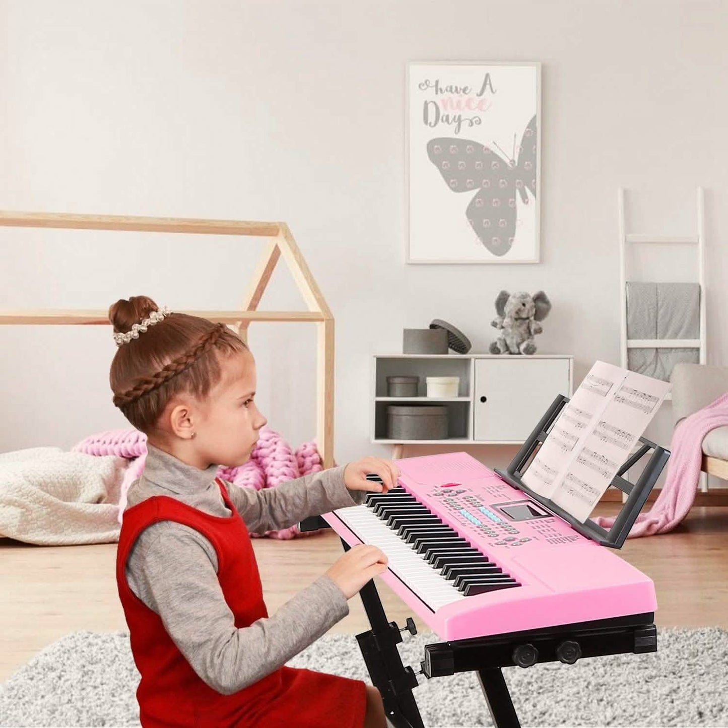 61 Keys Digital Music Electronic Keyboard DailySale