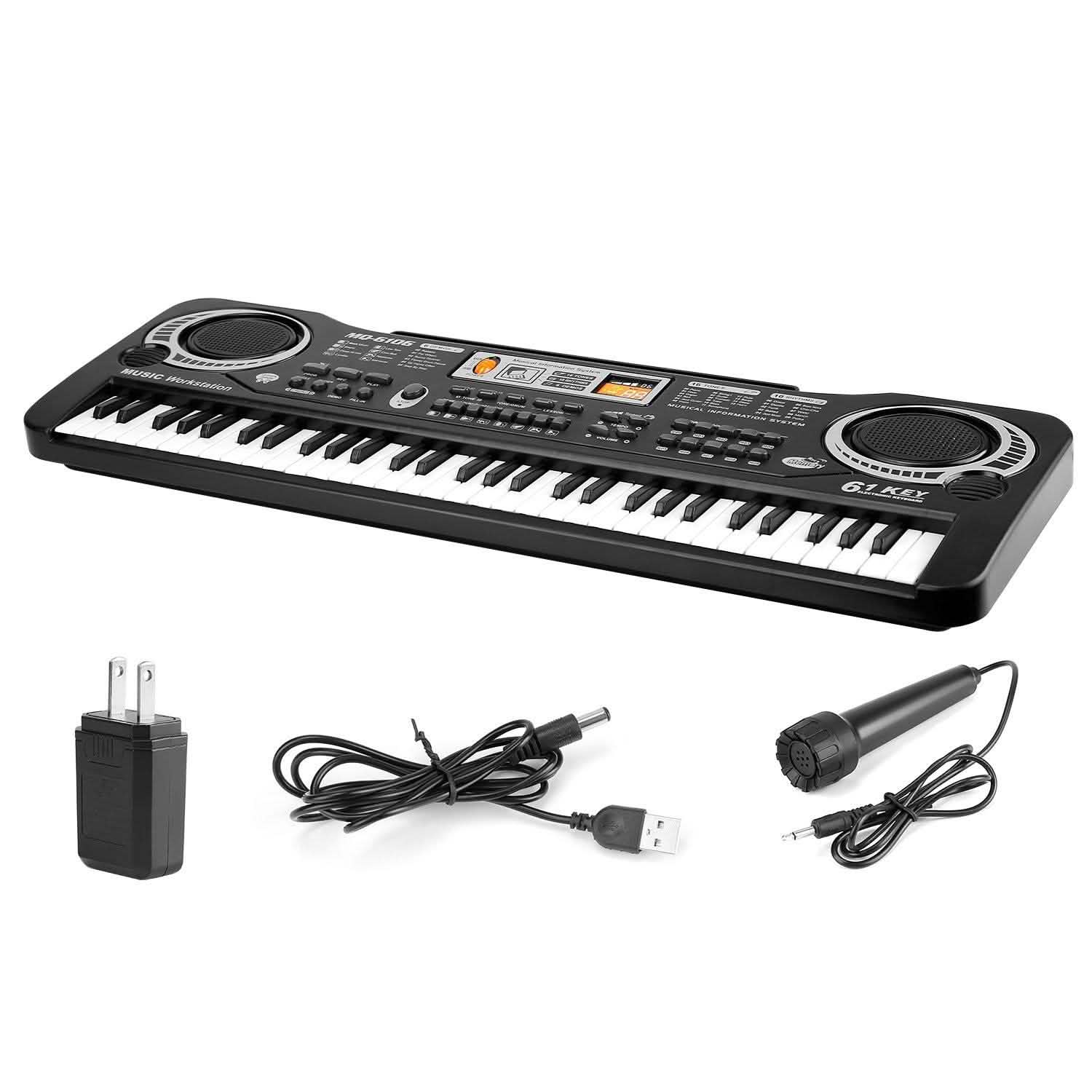 61 Keys Digital Music Electronic Keyboard DailySale