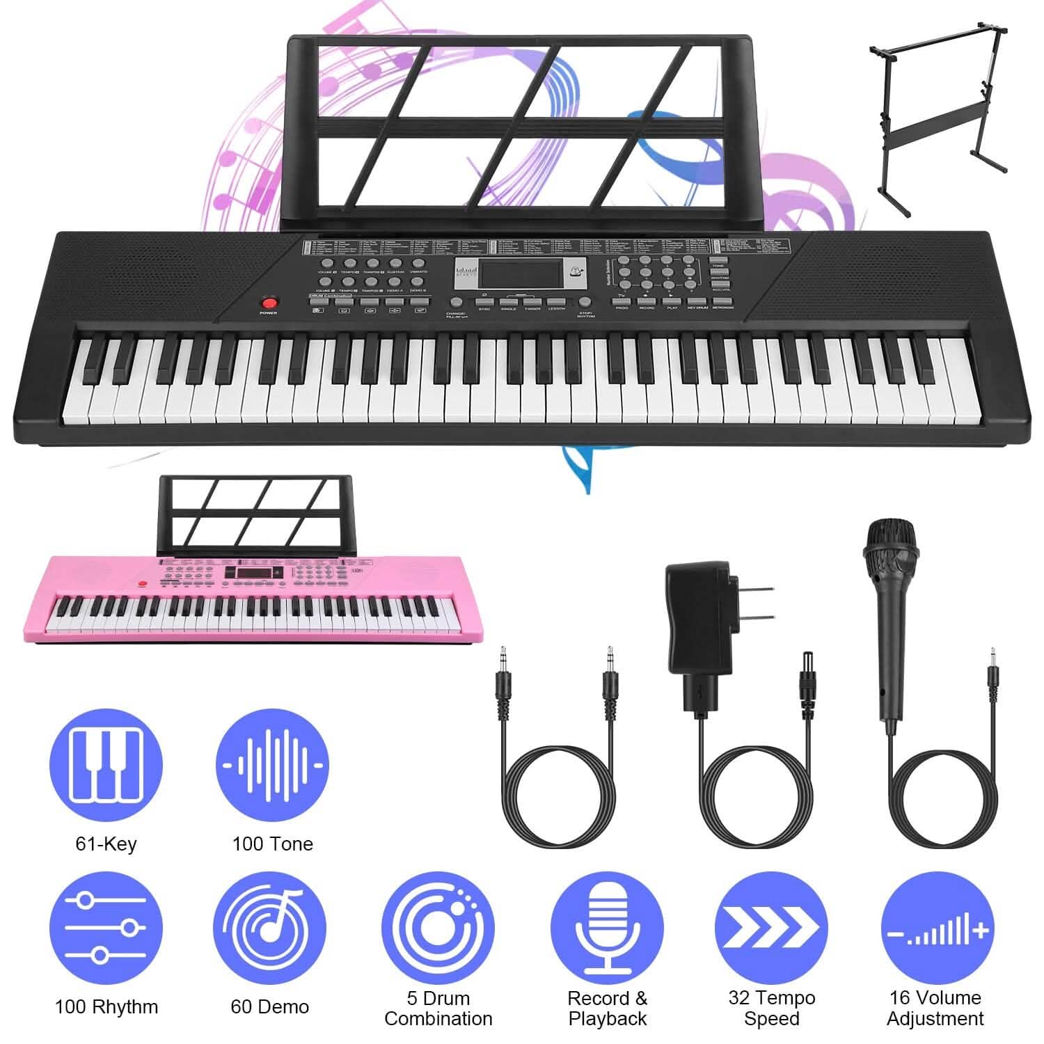 61 Keys Digital Music Keyboard Electronic Piano DailySale