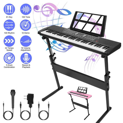 61 Keys Digital Music Keyboard Electronic Piano DailySale