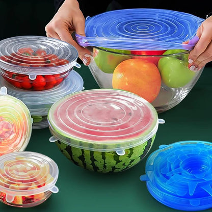 6-Pack: Reusable Silicone Stretch Lids DailySale