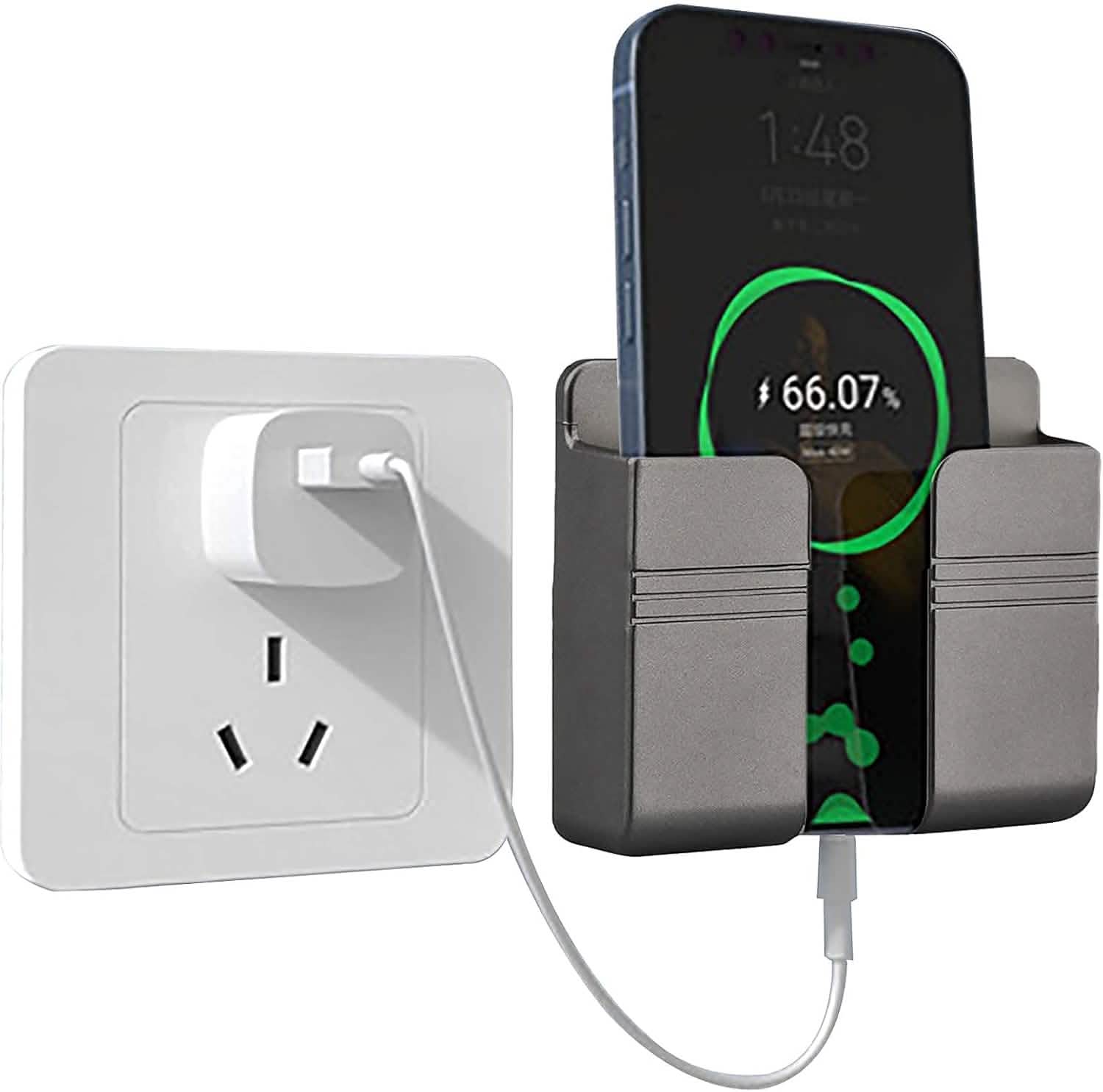 Wall-Mounted Phone Charging Holder DailySale