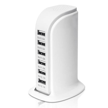 40-Watt 6-Port USB Charging Station for Smart Phones and Tablets DailySale