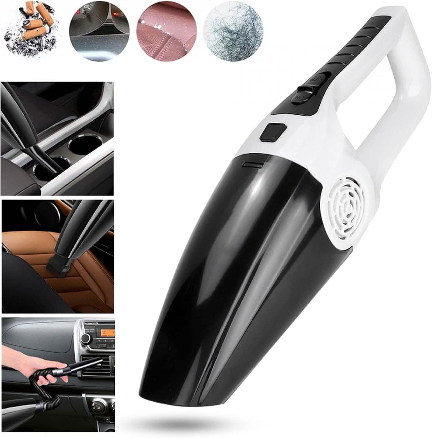 High-Power Car Vacuum Cleaner | Wet & Dry, Mini & Portable DailySale