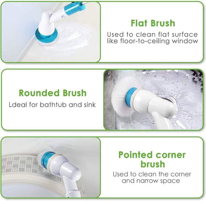 Electric Spin Scrubber Cordless Scrubber Brush with Long Handle DailySale