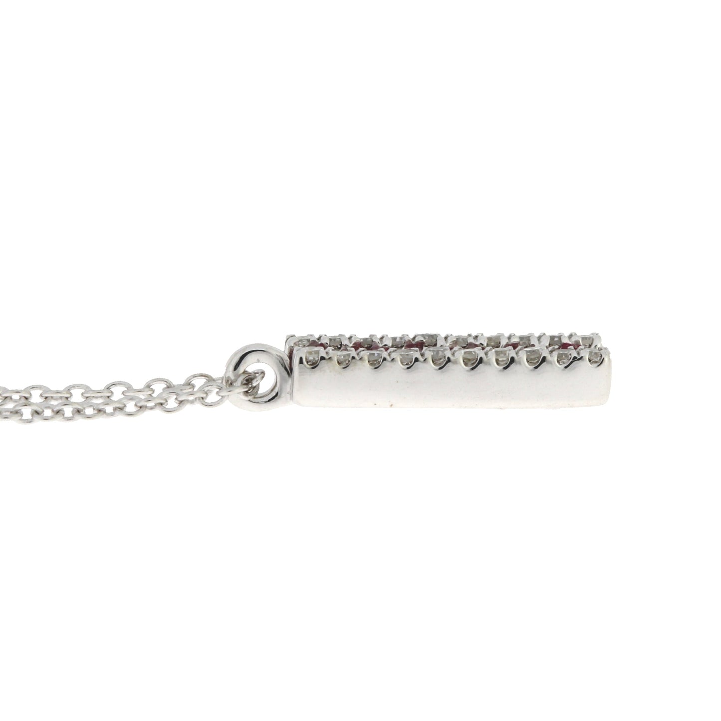 .30ct Ruby Diamond Fashion Pendants 14KT White Gold Bids.com